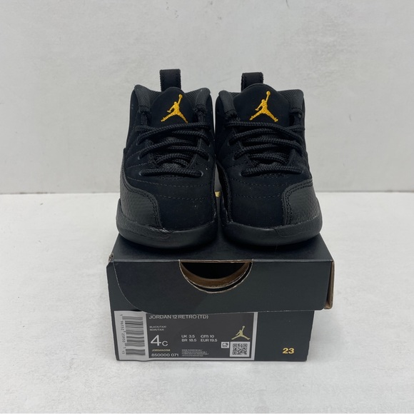 Nike Air Jordan 12 Retro TD “Black Taxi” 2023 - Picture 2 of 4